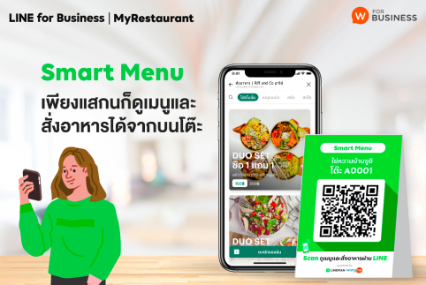 Smart Menu การสั่งอาหารรูปแบบใหม่ในยุคไร้การสัมผัส